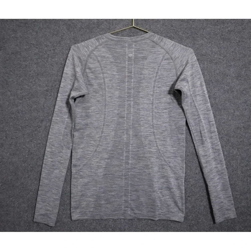 Lululemon Shirt Women 10 Gray Swiftly Tech Long Sleeve Everyday Athleisure‎ Run